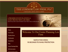 Tablet Screenshot of connorlegal.com